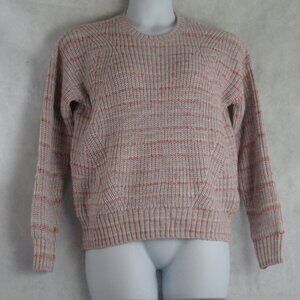 Lucky Brand Women's Marled-Knit Crewneck Pullover Sweater, Pink Multi